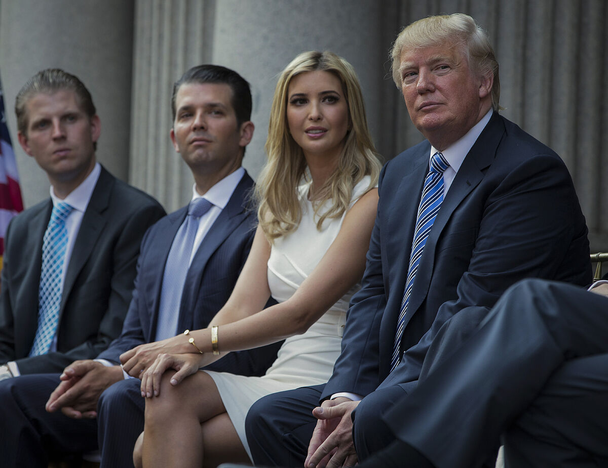 Trump y tres de sus hijos, demandados en Nueva York por evasin de impuestos