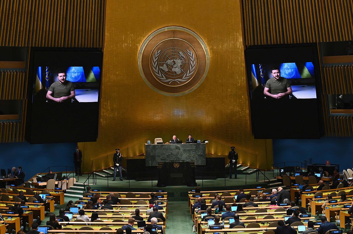 Zelenski exige ante la ONU un "castigo justo" contra Rusia