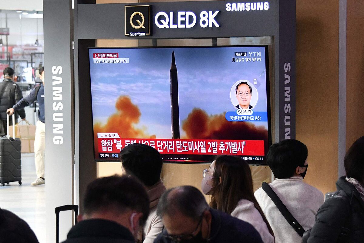 Corea del Norte lanza cuatro misiles balsticos de corto alcance al mar