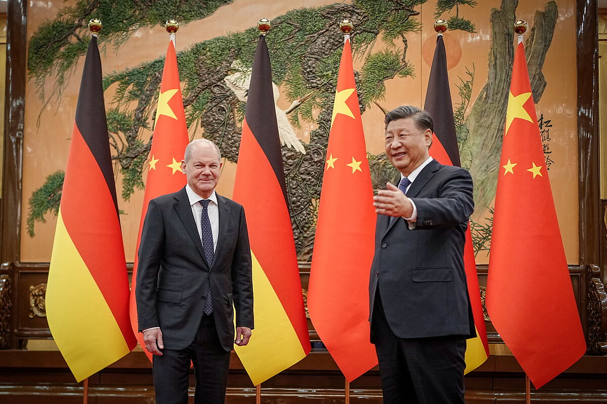 El canciller alemn Scholz vuelve a desmarcarse en China de sus socios y aliados europeos