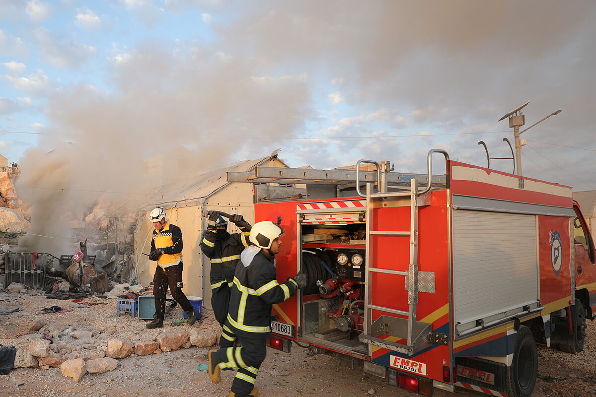Nueve refugiados sirios de una misma familia, entre ellos 8 nios, mueren en un incendio en Turqua