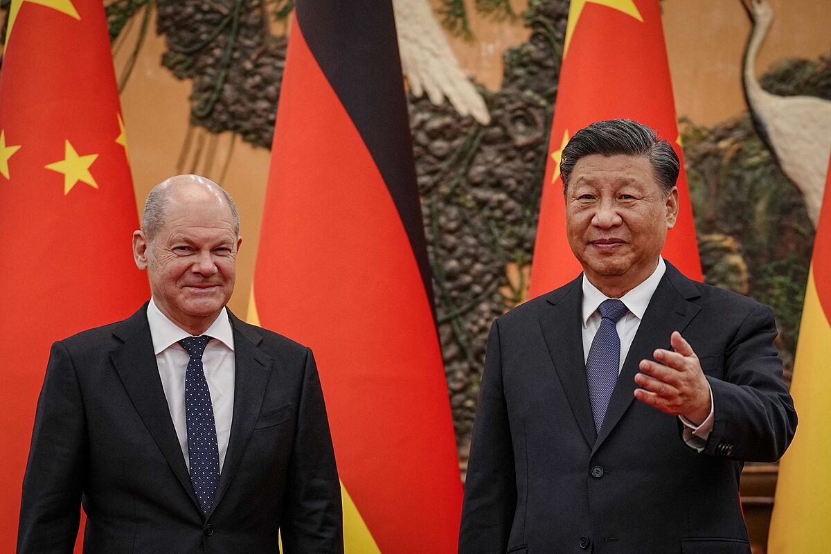 Xi Jinping recibe al canciller Scholz en Pekn: "China y Alemania deben unirse y trabajar juntos en tiempos de agitacin"
