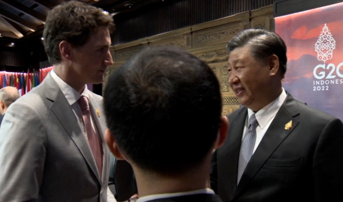 Xi Jinping recrimina a Trudeau que haya filtrado a la prensa el contenido de una reunin privada entre ambos
