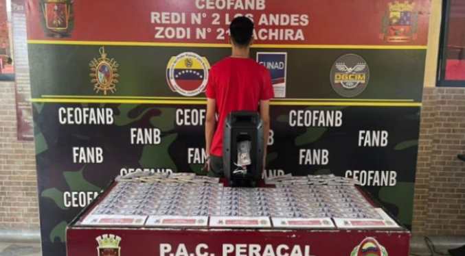 Detienen a hombre con más de 100.000 dólares falsos en efectivo en Táchira