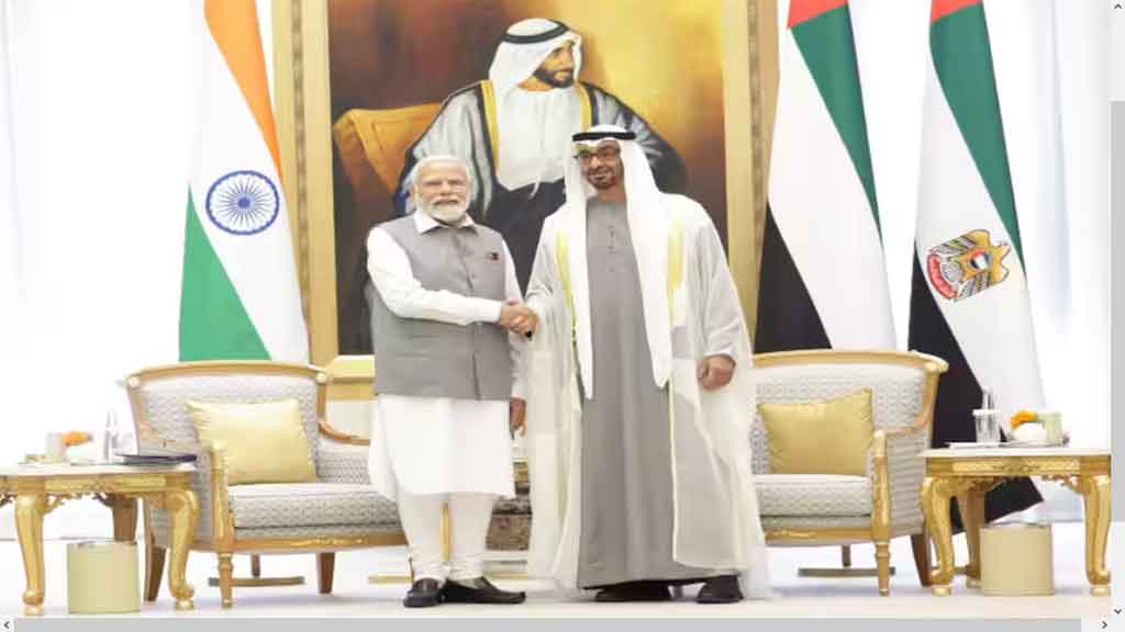 India y Emiratos Árabes Unidos acuerdan comerciar en monedas locales