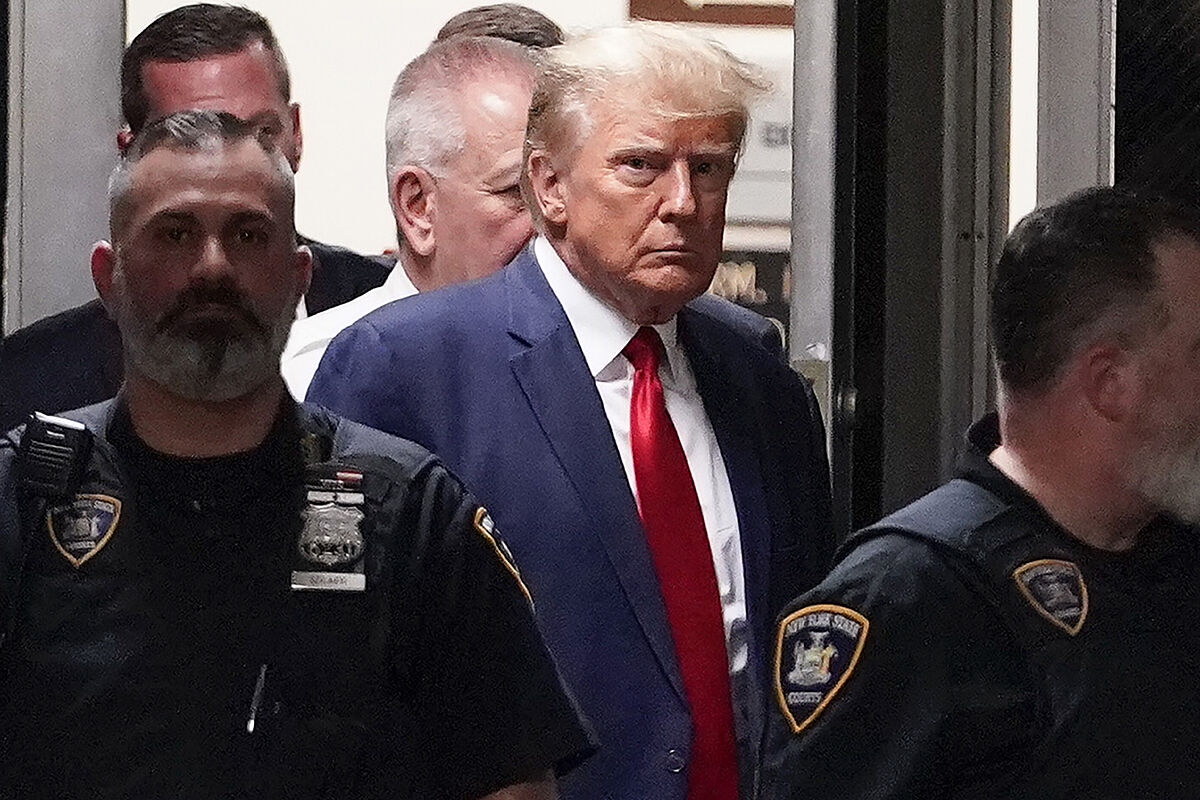 Donald Trump en libertad bajo fianza