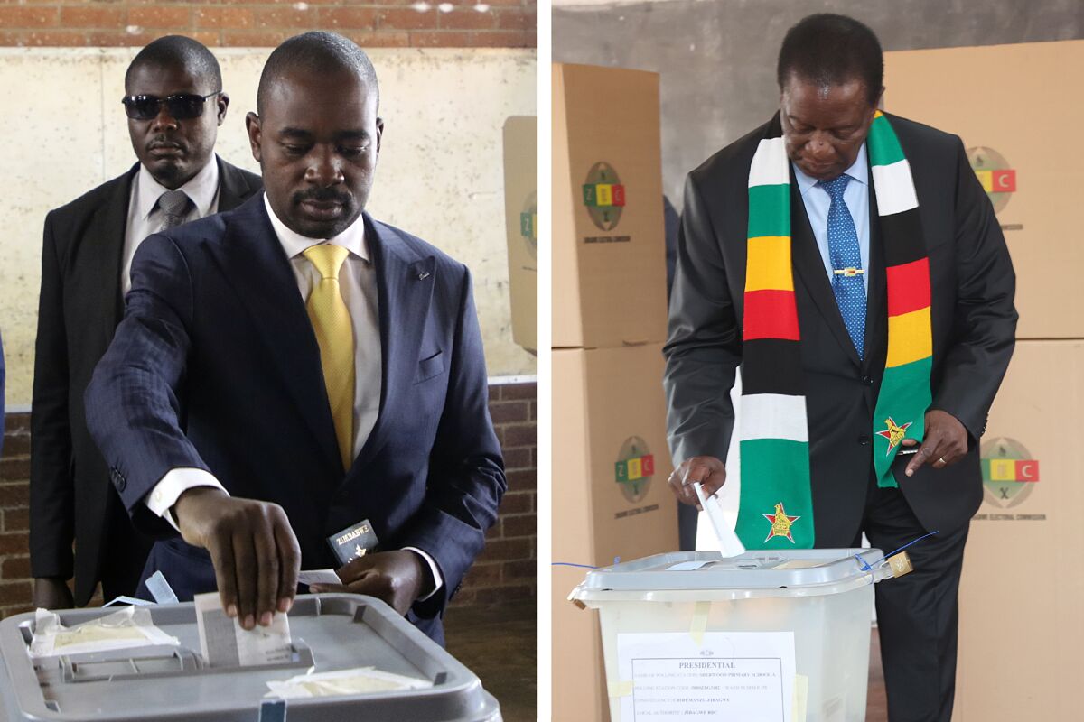 Zimbabue elige a su próximo presidente en una tranquila jornada electoral