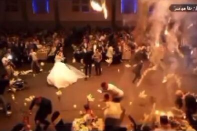 Al menos 100 muertos en incendio de boda en Irak