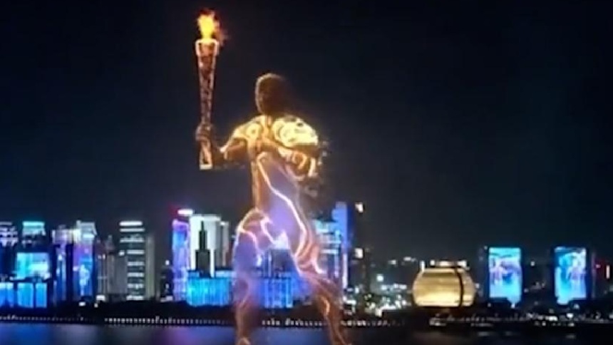 Así fue la espectacular inauguración de los Juegos Asiáticos en China