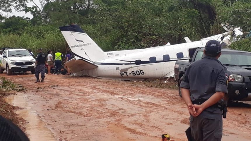 Estaban de excursión cuando la aeronave se estrelló en la selva