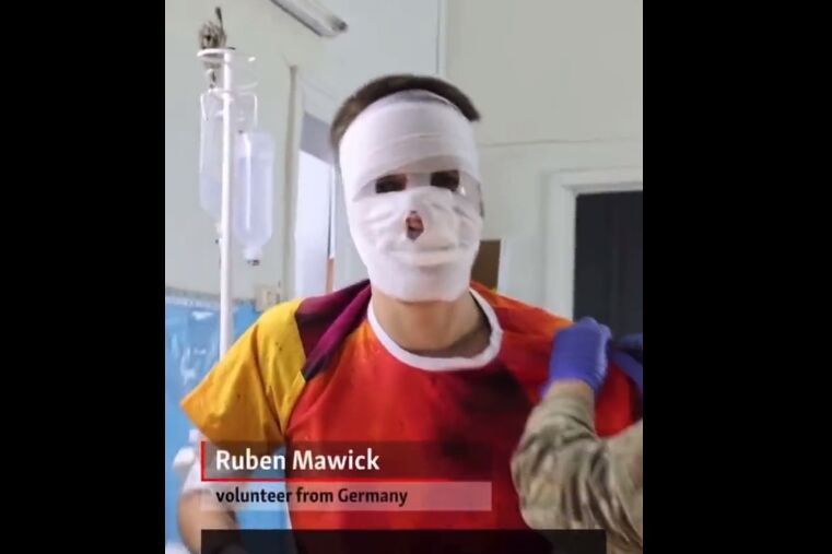 Rubén, el alemán que sobrevivió al ataque ruso que mató a Emma Igual: "Envíen más tanques al ejército ucraniano"