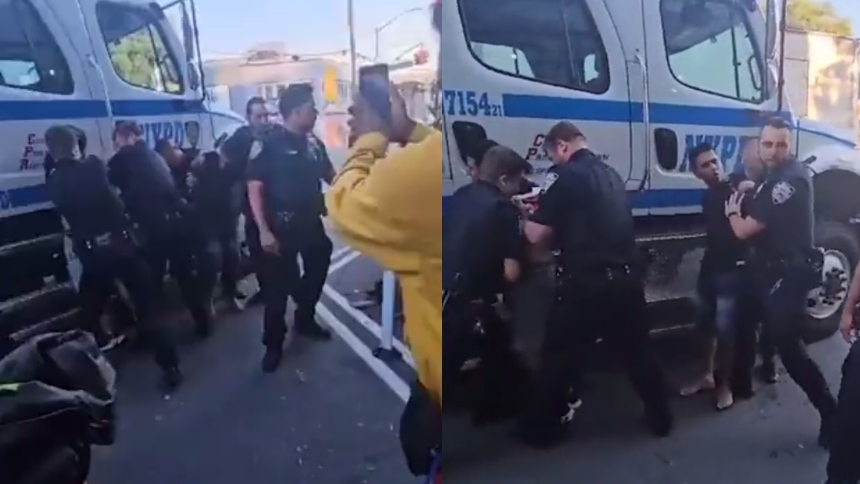 Seis inmigrantes arrestados por pelea con la policía de Nueva York