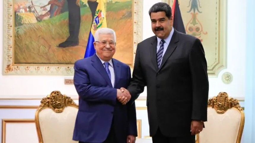 Maduro llamó a Mahmoud Abbas a reiterar su apoyo a Palestina