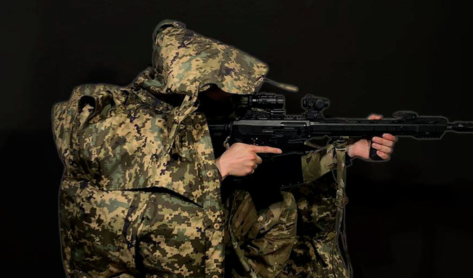 Ucrania presenta material que hace que sus soldados sean invisibles para las cámaras térmicas