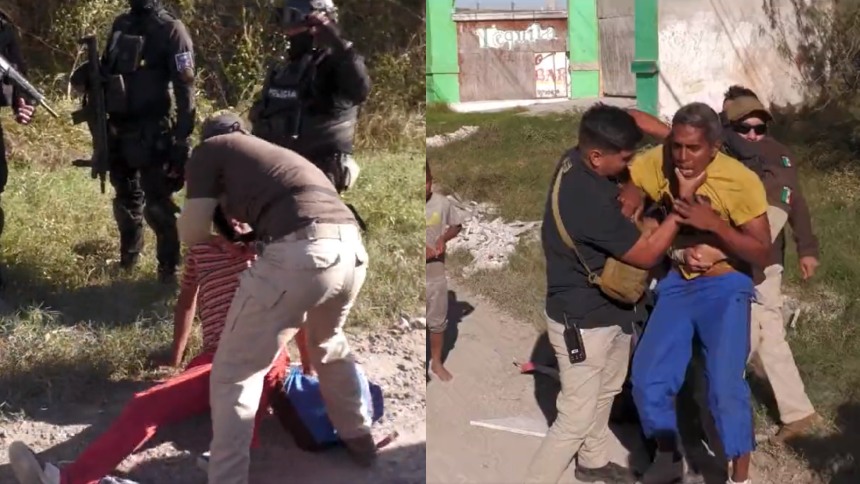 Agentes fronterizos mexicanos golpearon y humillaron a una familia venezolana en Coahuila