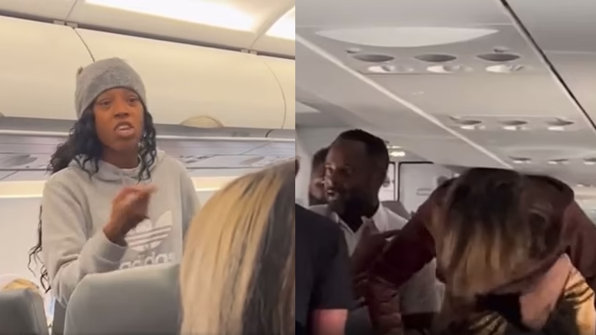 Caos y pánico en un avión que realizó un aterrizaje de emergencia por culpa de una mujer que estaba "poseída"