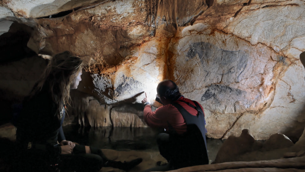 Cueva Cosquer en Francia: 20.000 años bajo el mar