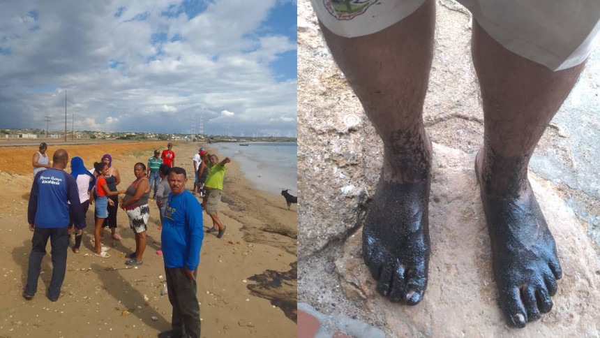 'La gente cuando ve petróleo no alquila carpa y se va', nuevo derrame de petróleo frena el turismo en Paraguaná