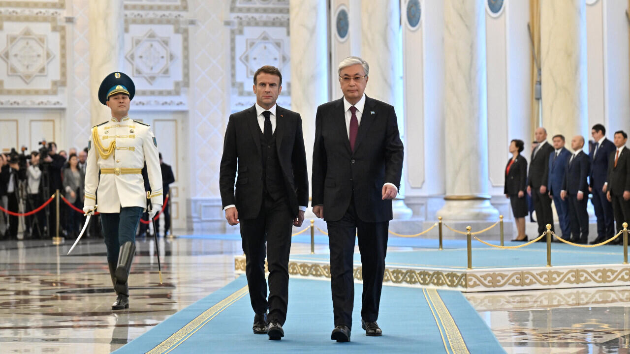 Macron en Asia Central para reforzar la visibilidad de Francia en una región dominada por Rusia y China