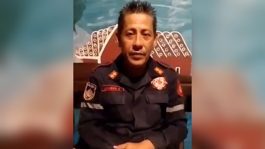 El jefe de bomberos Miranda liberado y arrestado por video pidiendo mejores salarios