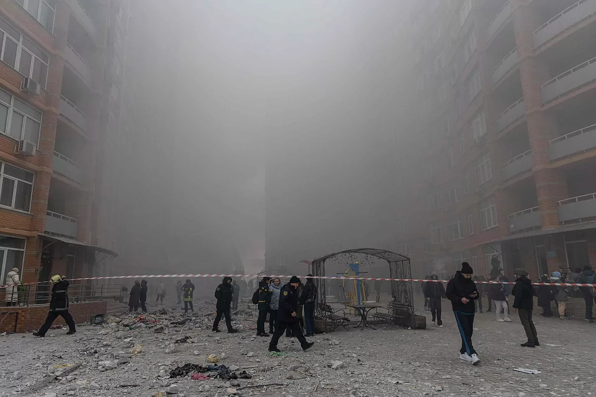 "Hubo explosiones", como dice la propaganda del Kremlin sobre los ataques a Ucrania sin mencionar a Rusia