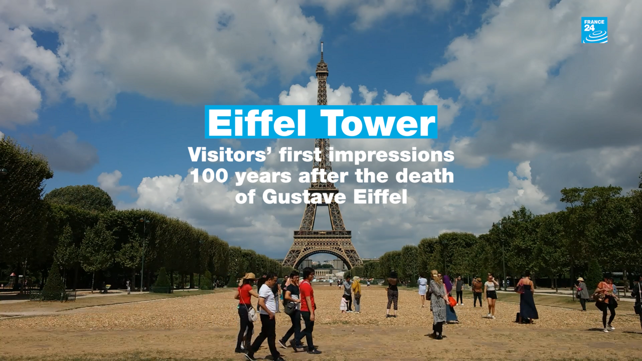 La Torre Eiffel conmueve a los turistas a 100 años de la muerte de Gustave Eiffel