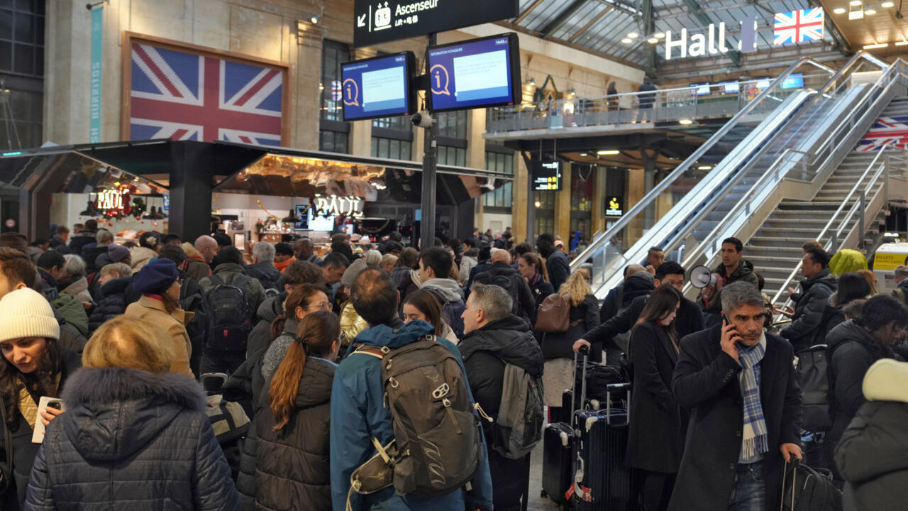 Una huelga sorpresa bloquea los viajes en tren Eurostar entre Francia y Gran Bretaña