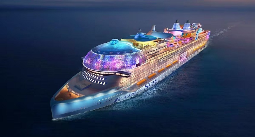 Imágenes del crucero más grande del mundo llegando a Miami con increíbles atracciones