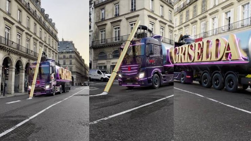 La atrevida publicidad de la serie Griselda en Francia causó revuelo en las redes sociales