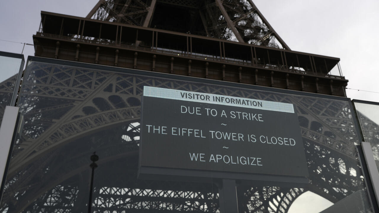 Las huelgas cerraron las puertas de monumentos franceses de fama mundial