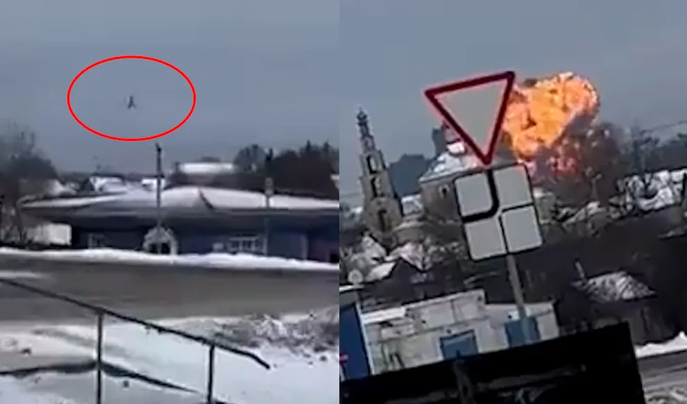 Se estrella el avión ruso que transportaba prisioneros de guerra ucranianos a casa