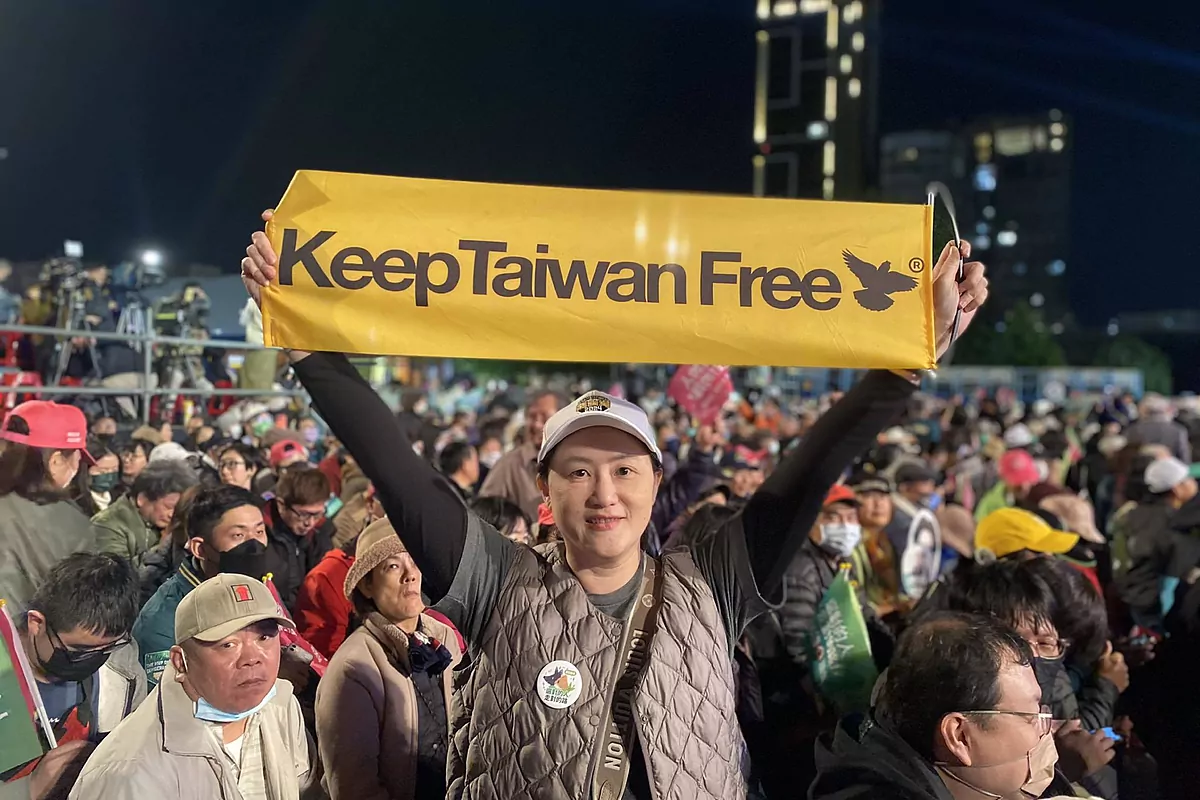Taiwán decide su destino: "En las urnas corremos el riesgo de seguir siendo una democracia"