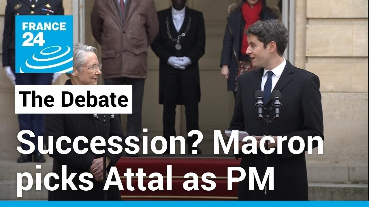 ¿Sucesión?  Macron elige a Gabriel Attal como primer ministro francés más joven