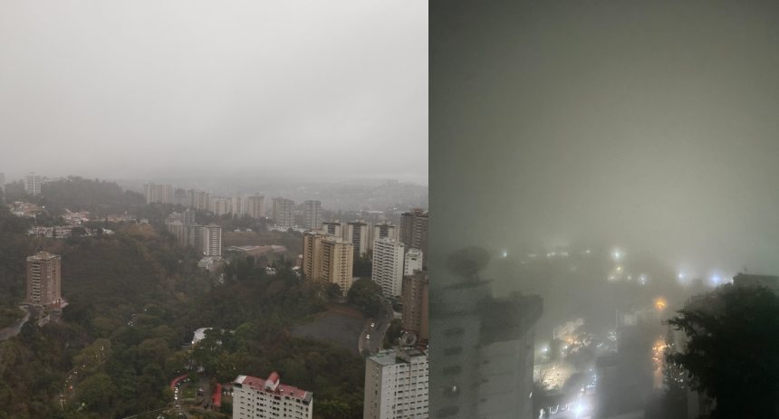 Así luce Caracas la mañana de este 8 de febrero