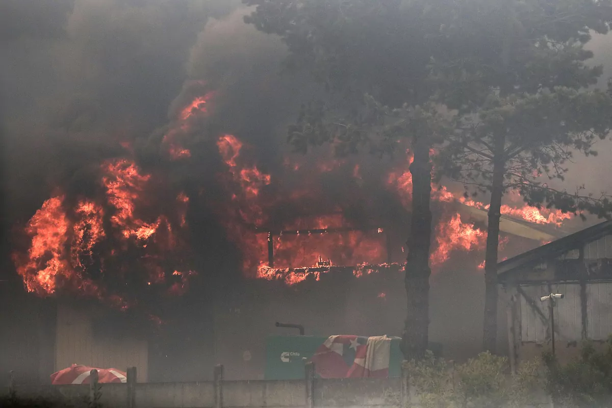 Boric confirma 46 muertes por incendios forestales en Chile y teme que la cifra aumente