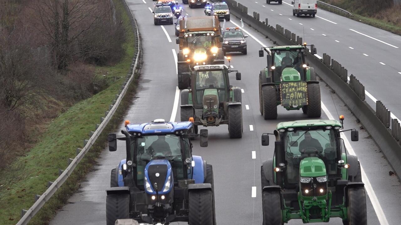 Con el "asedio" de París, los agricultores franceses expresan su enojo por la burocracia y el aumento de los costos