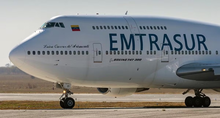 EE.UU. ya recibió el avión venezolano-iraní Emtrasur