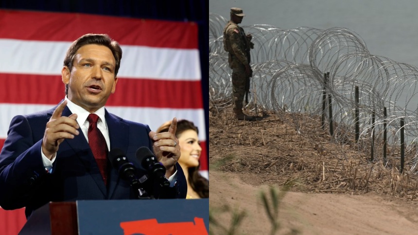 Gobernador de Florida enviará guardia estatal a Texas para detener la "invasión de inmigrantes"