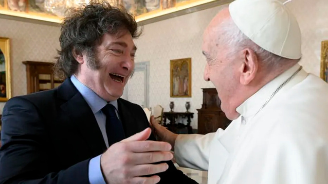 Milei completa la reconciliación con el Papa: "Le expliqué todo, me entendió perfectamente"