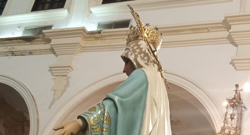 Recuperaron joyas robadas a la Virgen en iglesia de Maracaibo