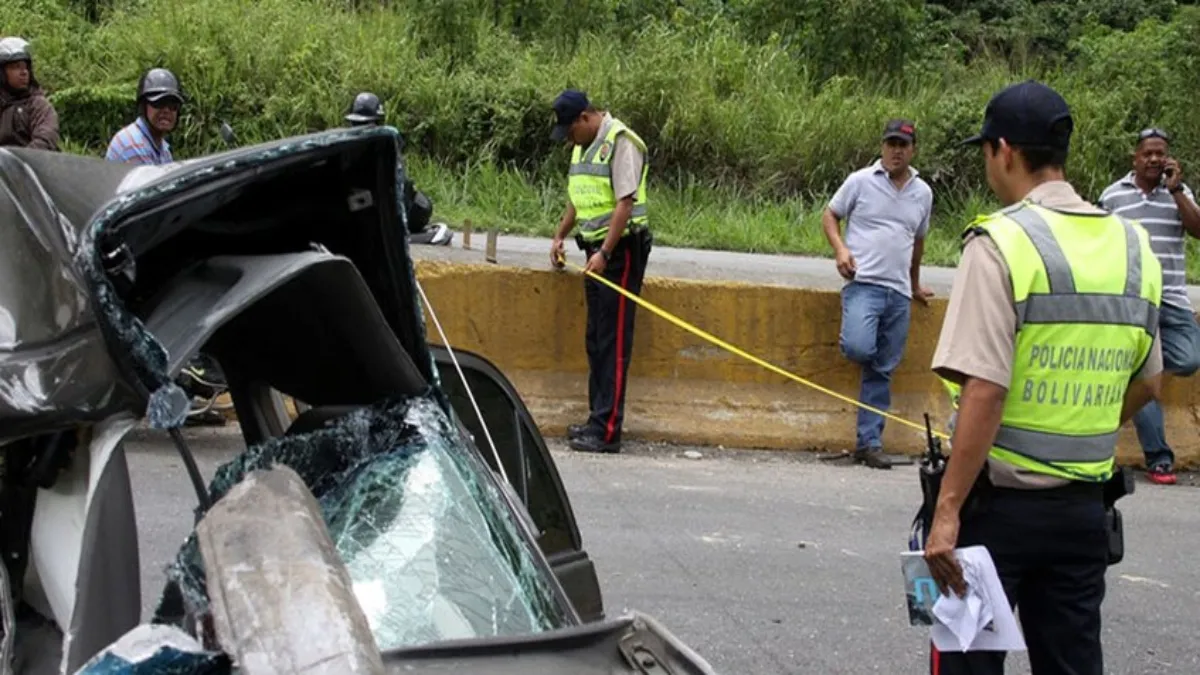 Según la ONG, al menos 112 personas murieron en accidentes de tránsito en Venezuela en enero