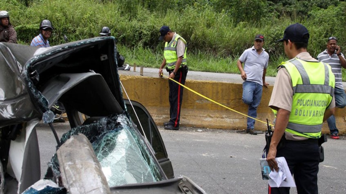 Según una ONG, en enero se registraron al menos 112 muertes por accidentes viales en Venezuela