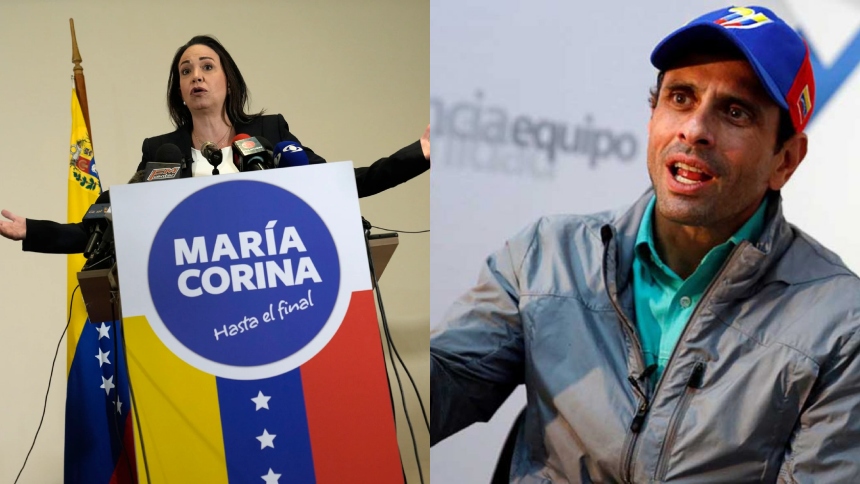 Capriles cree que es el momento de "opción" para descalificar a María Corina