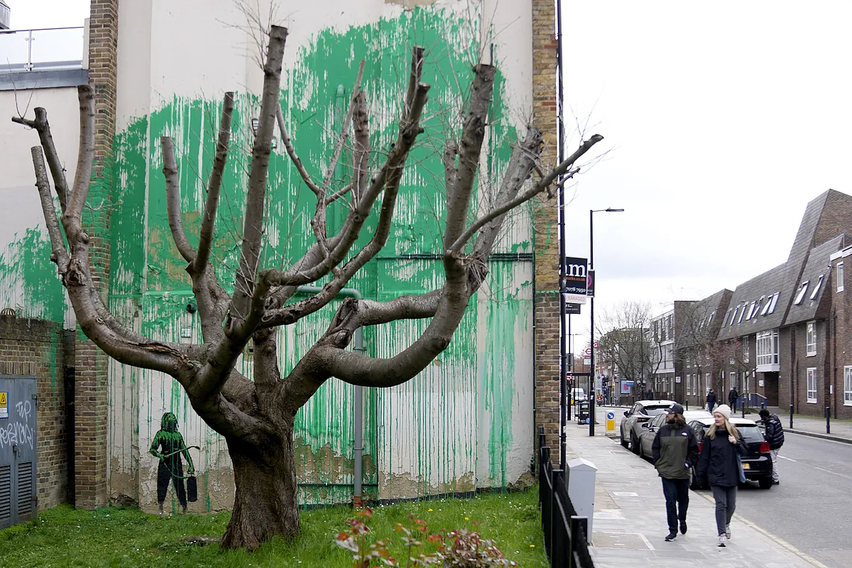 El trasmocho que inspiró el último mural de Banksy