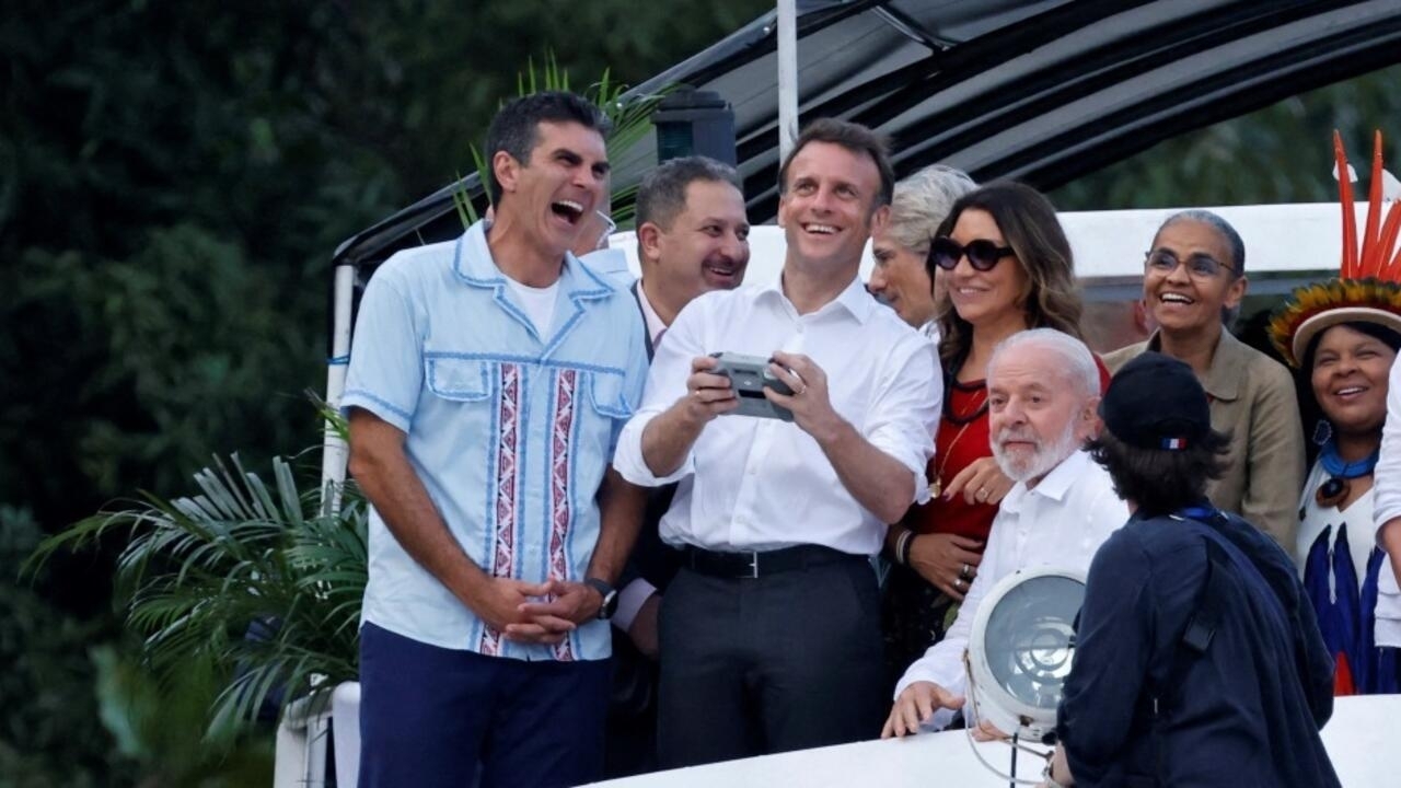 Macron viaja a la Amazonia brasileña para un viaje de tres días para mejorar las relaciones
