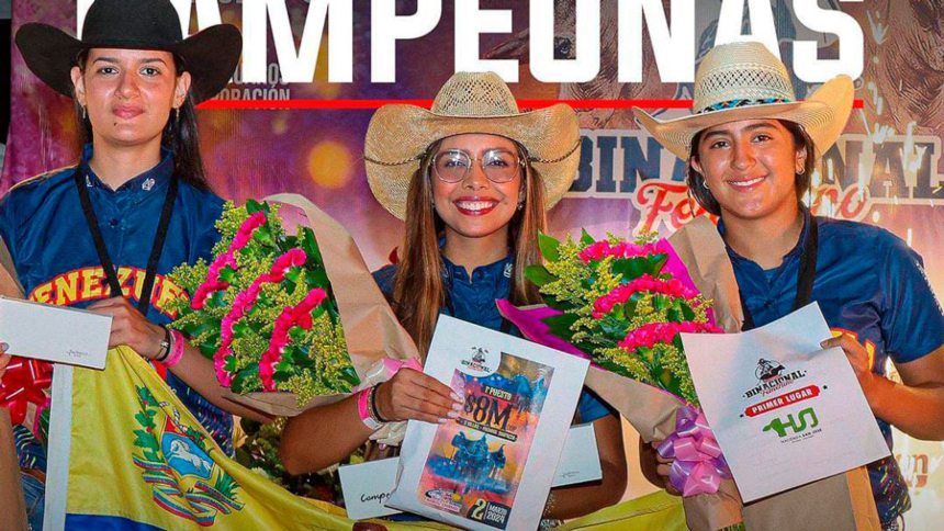 Venezolanas ganan su segundo campeonato binacional femenino fuera del encierro