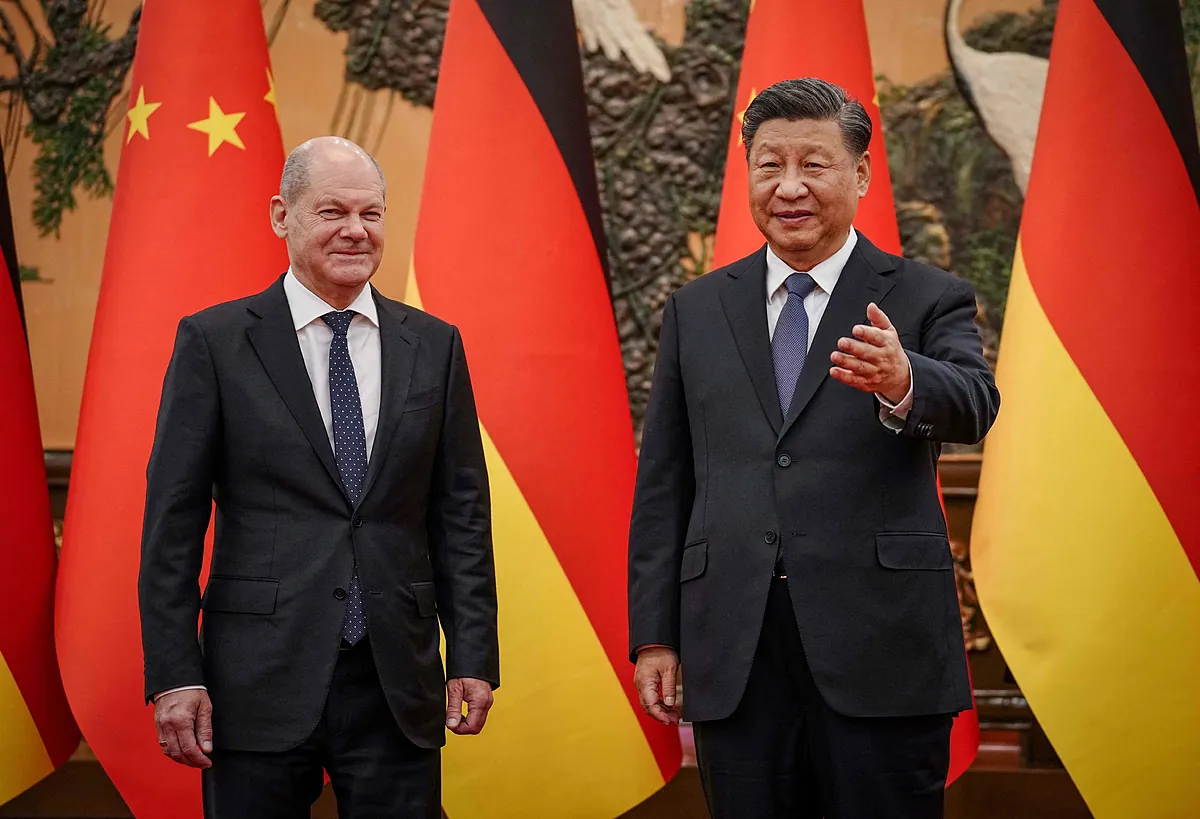 Xi Jinping se reúne con el canciller alemán Scholz en medio de tensiones en Oriente Medio